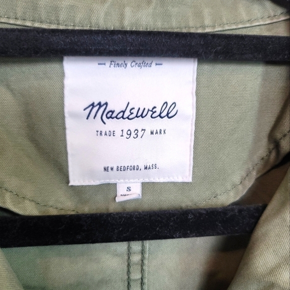 MADEWELL FLEET JACKET IN KHAKI GREEN, SZ SMALL - Picture 6 of 14